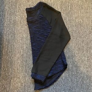 Pacsun LA Hearts sweater with sheer sleeves.